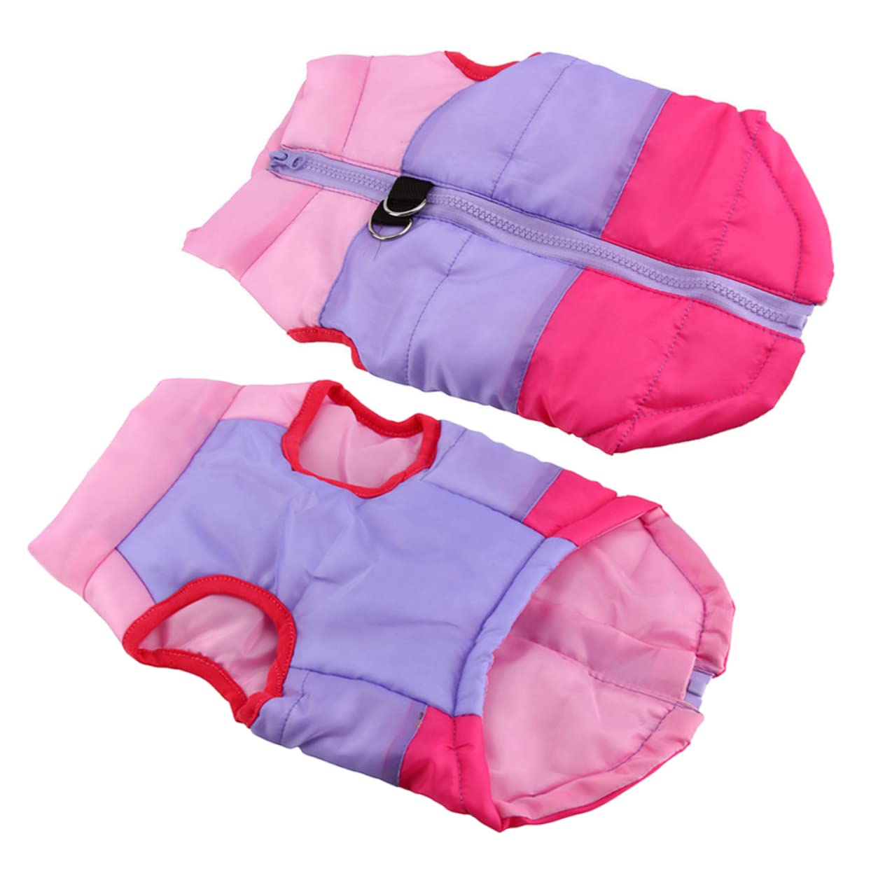 Beavorty 3 Pièces De Fournitures pour Animaux De Compagnie Manteau De Gilet Doux Et Chaud pour Chien Vêtements Élégants pour Chien en Rose Et