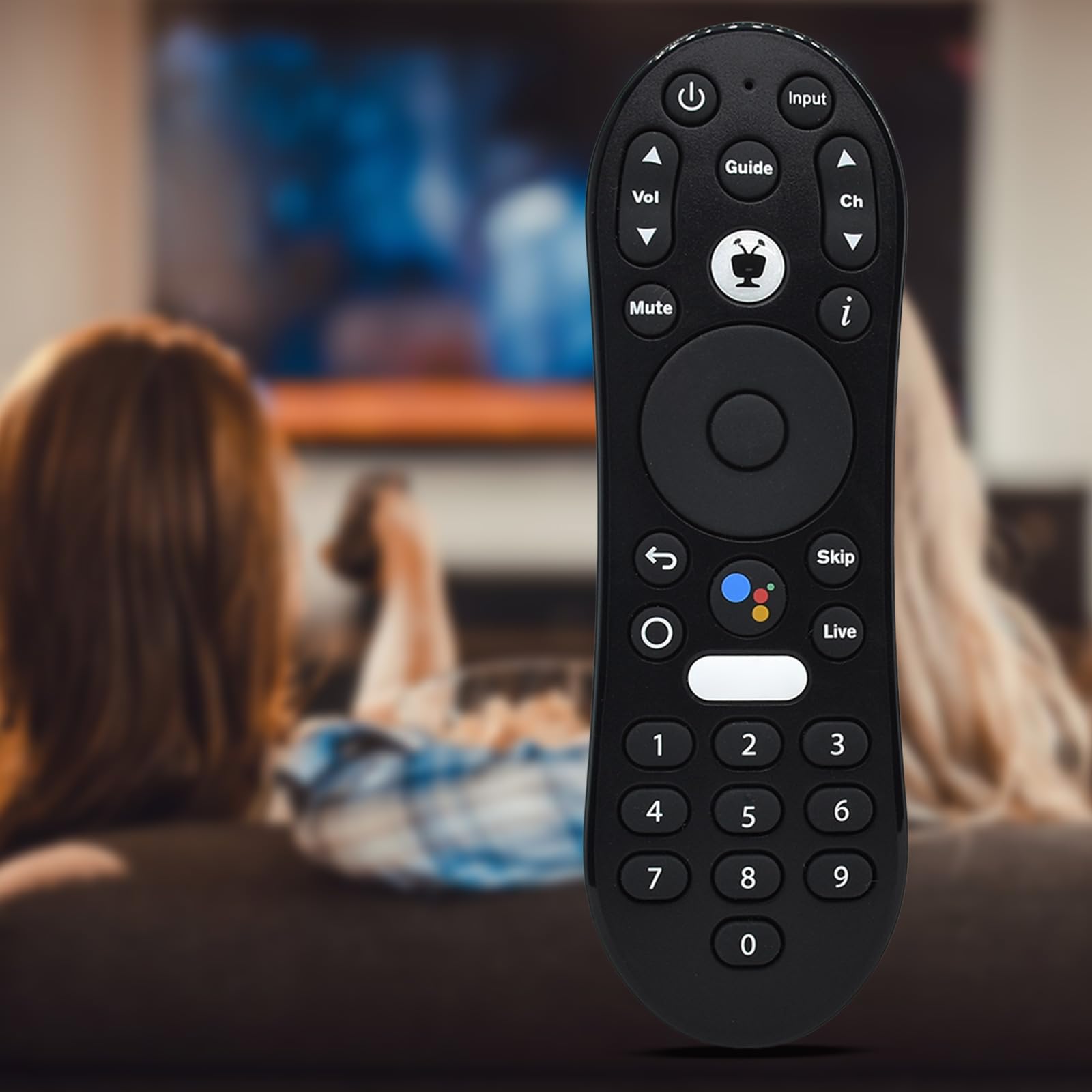Télécommande Vocale De Remplacement R37023B Facile À Utiliser pour Appareil De Télévision Stream 4K Conception Ergonomique Télécommande Noire