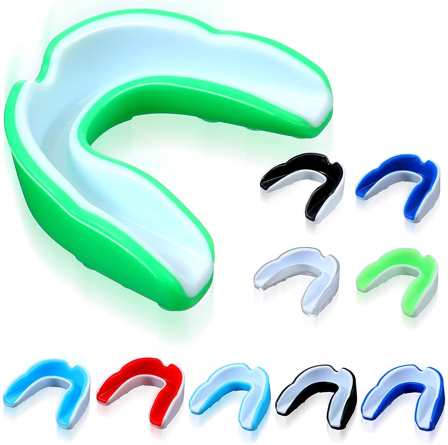 DRANGE (PACK OF 10) Warrior Dual Sports Mouthguard, Custom Mouldable Gel Fit Mouthguard, Perfect for Karate, Hockey, Football, Rugby, MMA, Boxing, Martial Arts, Wrestling, Roller Derby and Other Contact Sports (B09LSYFZ5J) Amazon Price History, Amazon Price Tracker