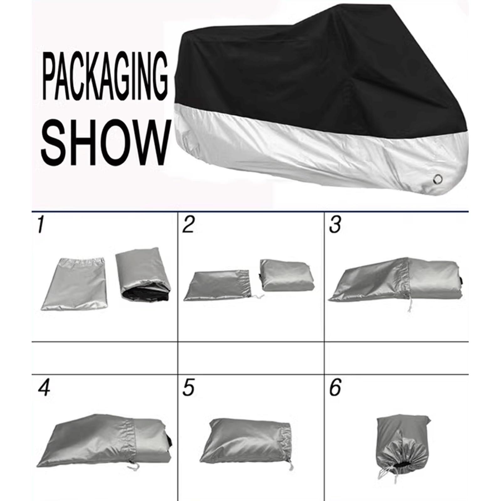 Funda Protectora para Motocicleta M-4XL, Cubierta Impermeable para Motocicleta, protección Solar para Exteriores o Cubierta para la Lluvia para la mayoría de Las Motocicletas