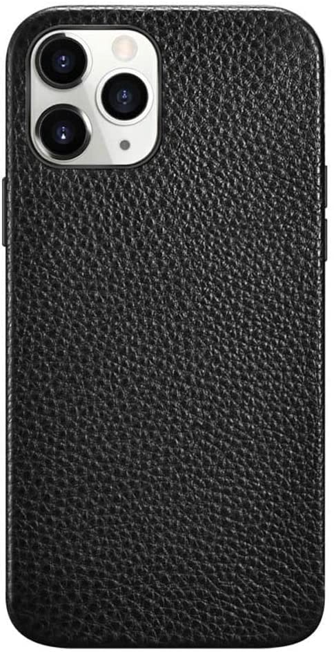Étui en cuir iPhone 12 Pro protection écran et photo antichoc