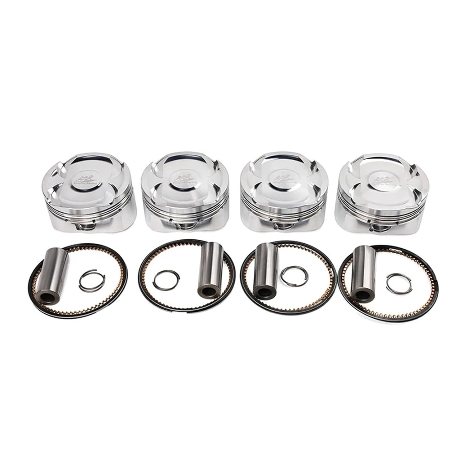Racing 4032 Forged Pistons Compatible for Subaru EJ Engine EJ20 with Rings Pins