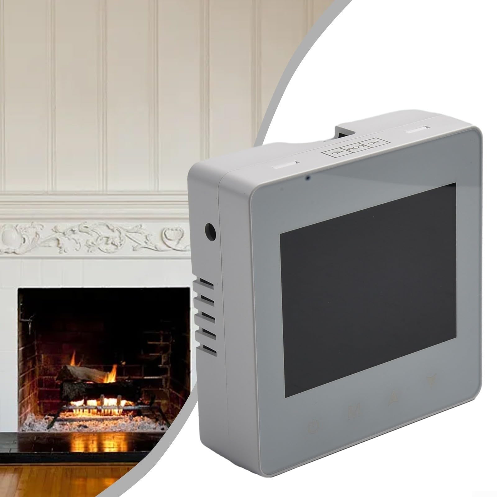 Smart Thermostat für Tuya, Smart WiFi Thermostat für ZigBee, Touchscreen-Thermostat angetrieben durch Batterie, Fußbodenheizungstemperaturregler, Thermostat fussbodenheizung