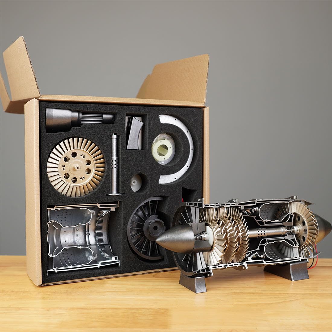 ターボファンエンジン 飛行機 モデル 模型 Amazon.co.jp: Helixsun 1/20ターボファンエンジンモデルキット