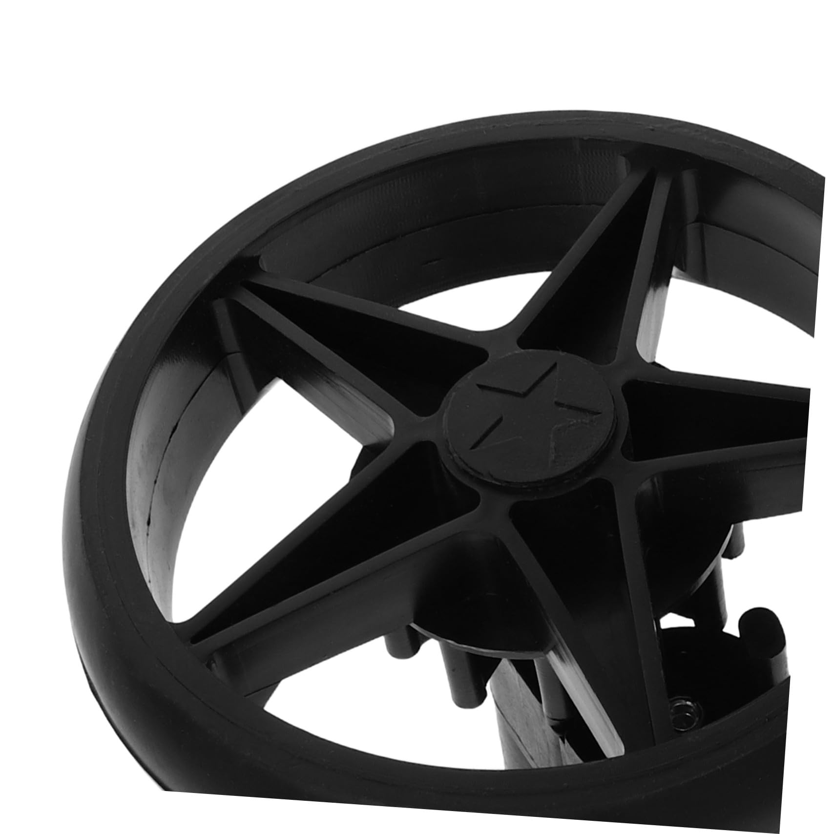 Beaupretty 2pièces Lot De Roues Pivotantes Silencieuses Avec Frein Pour Trotteur Et Poussette Accessoires De Rechange Pour Roulettes