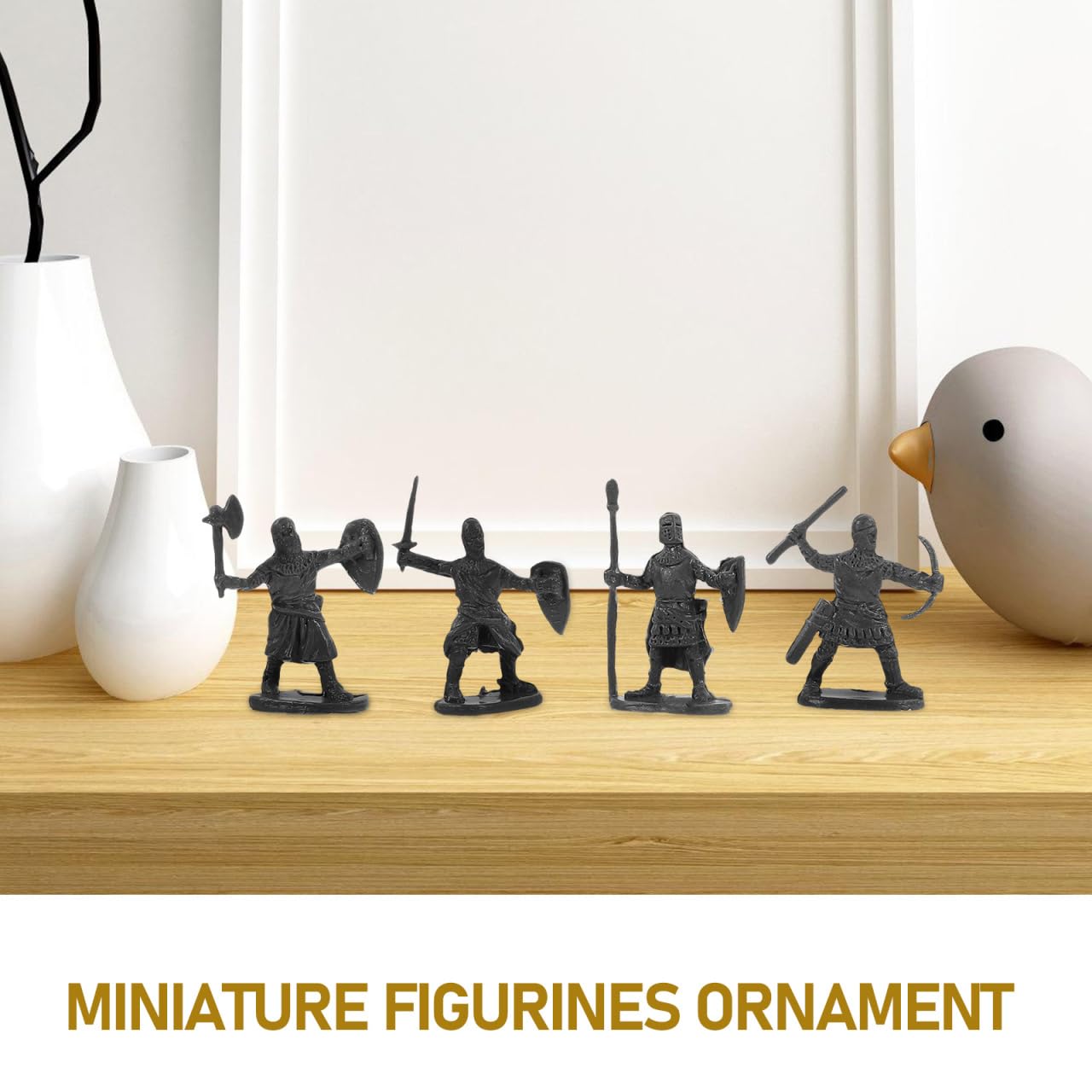 200 Figuras De Soldados Medievales En Miniatura – Resistente Y Con Detalles Finos, Ideal Para Decorar Mesas, Proyectos Escolares Y Colecciones
