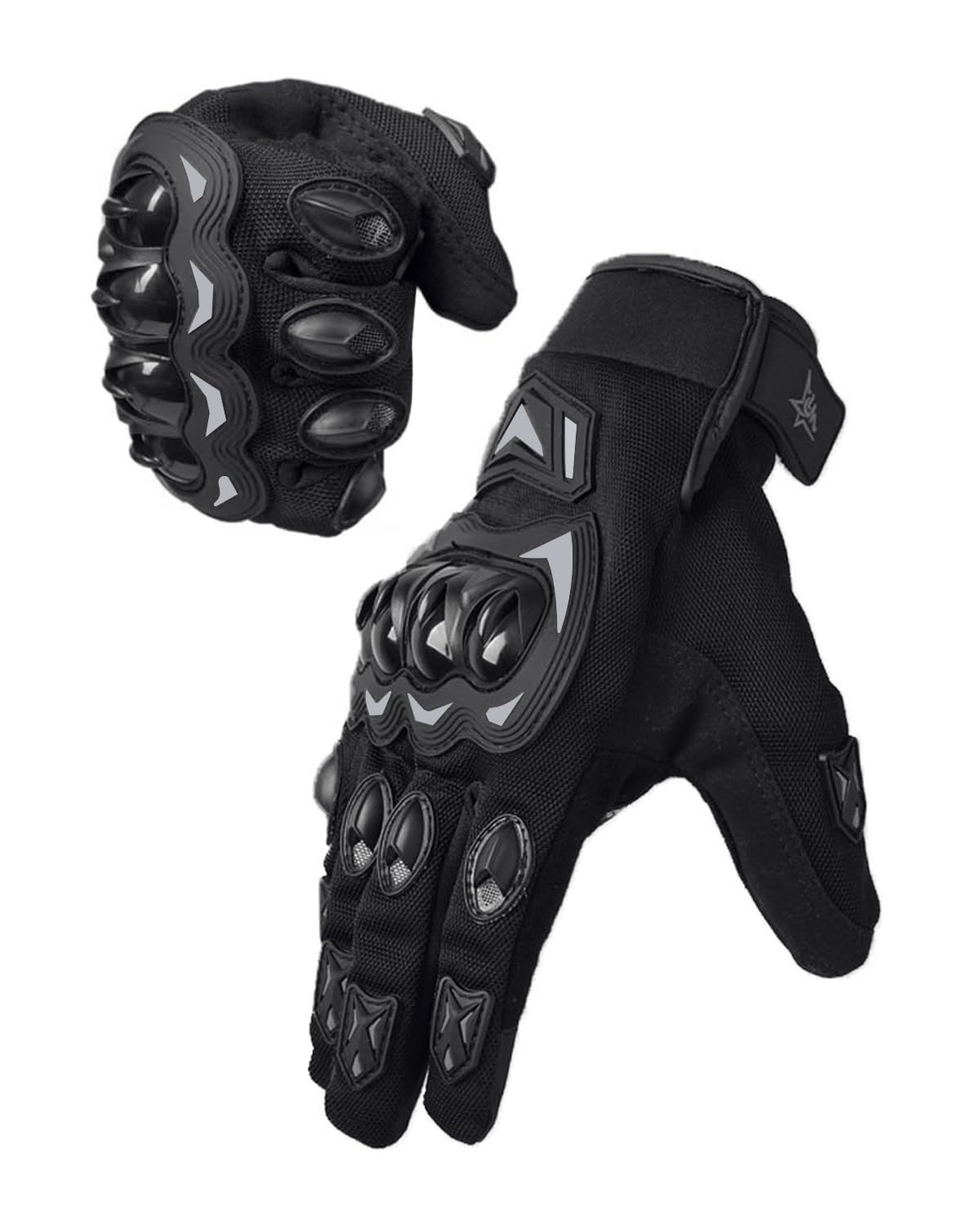 Motorcycle Gloves Touchscreen Motorbike Gloves with Hard Knuckle Tactical Gloves Riding Gloves Anti-Slip Airsoft Gloves