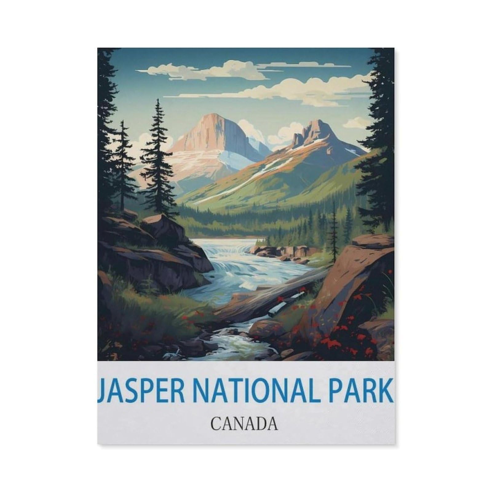 Jigsaw Puzzles for Adults 1000 Piece，Jasper National Park Canada，Classic Puzzle Teens Boys Girls Puzzles for DIY Intellective Educational Game, Gift Home Decor（75x50cm）-DG28