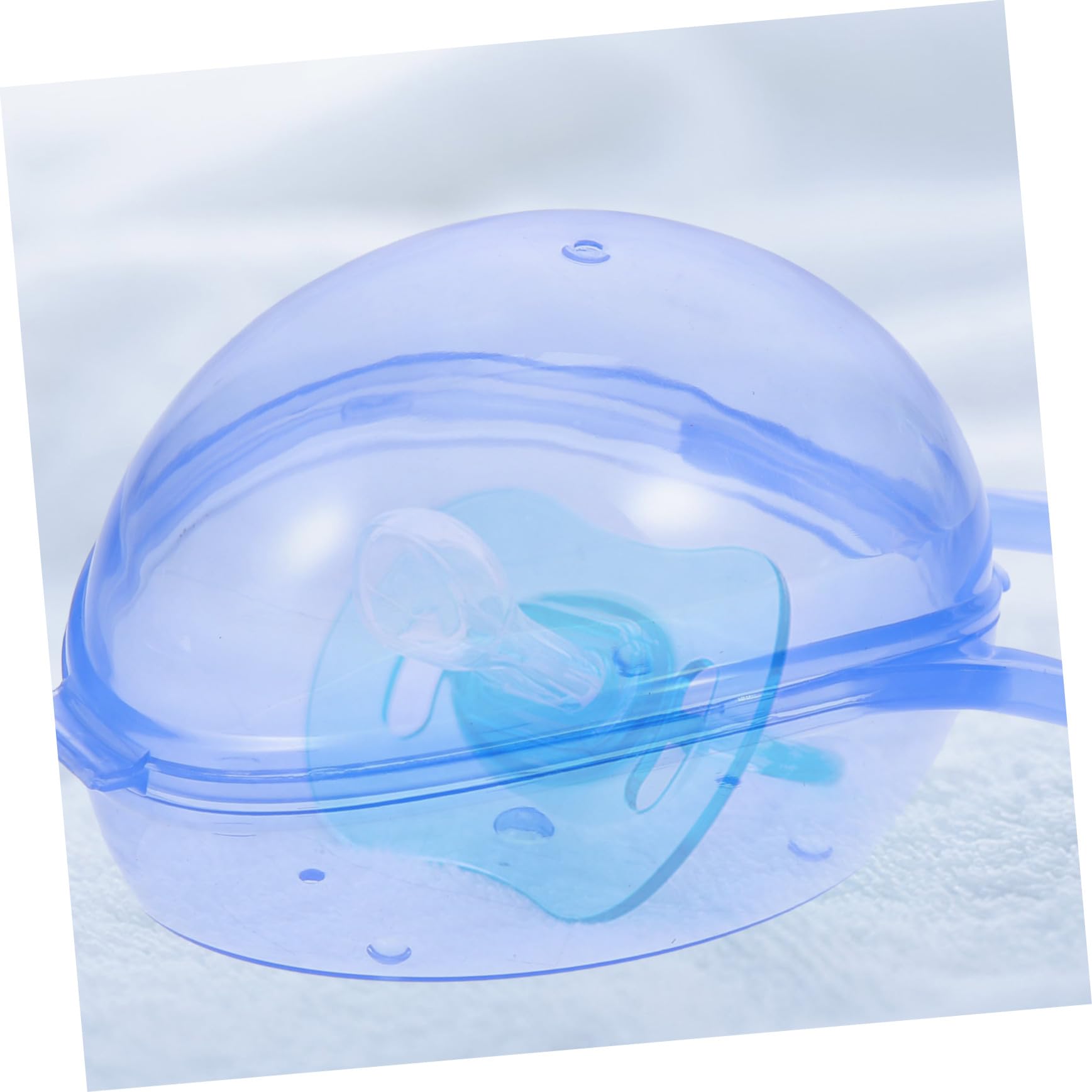 CATIEBYE 8pcs Portable Storage Boxes Durable Pacifier Cases for Easy Organization Lightweight and Practical Holder for Parents Mixed Colors