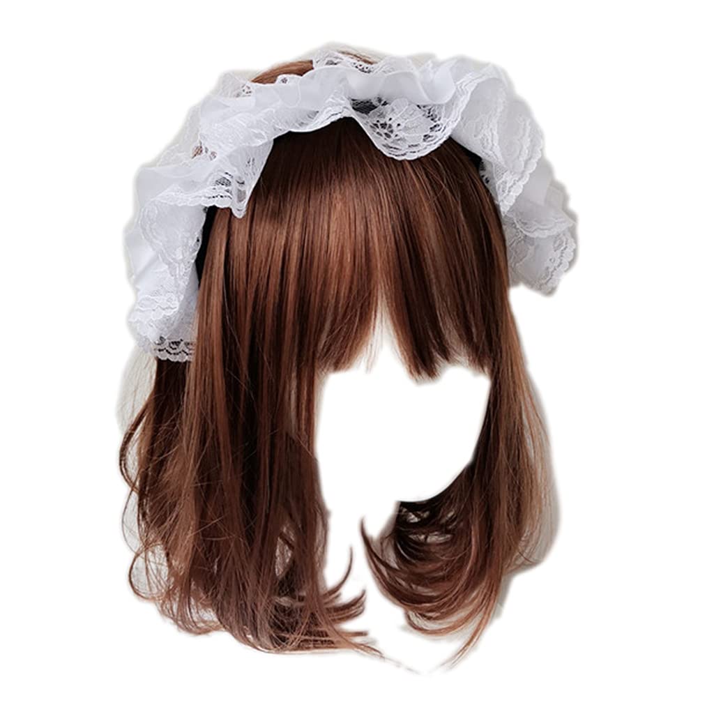 KACCDE Lace Headbands For Women Multilayer Lace Headband Novelty Headwear Lady's Headwear Maid Cosplay Party Props