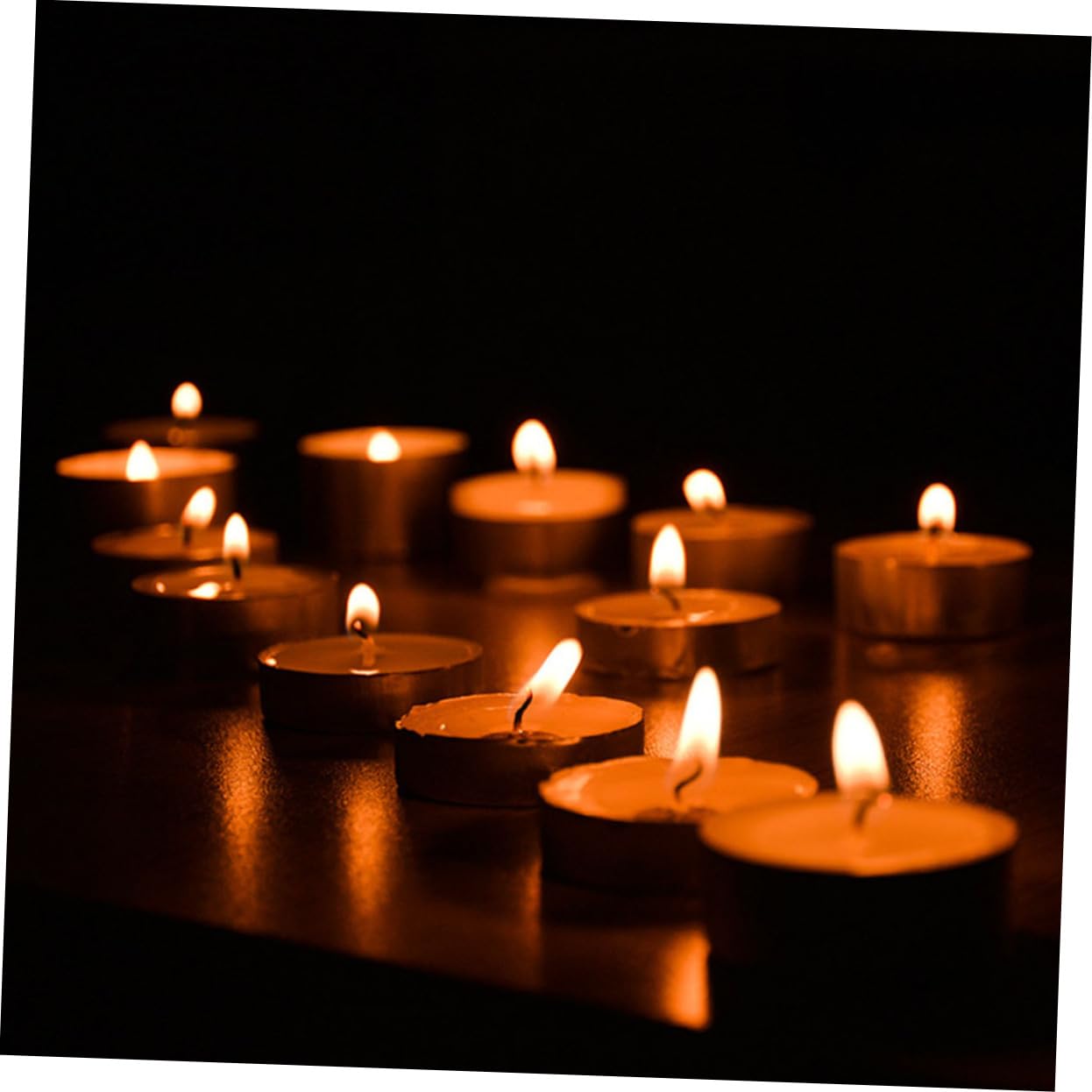 Baluue 100 Piezas Velas de Té Pequeñas sin Humo Velas Votivas Prácticas de Uso Diario Artículos para Bodas Decoración