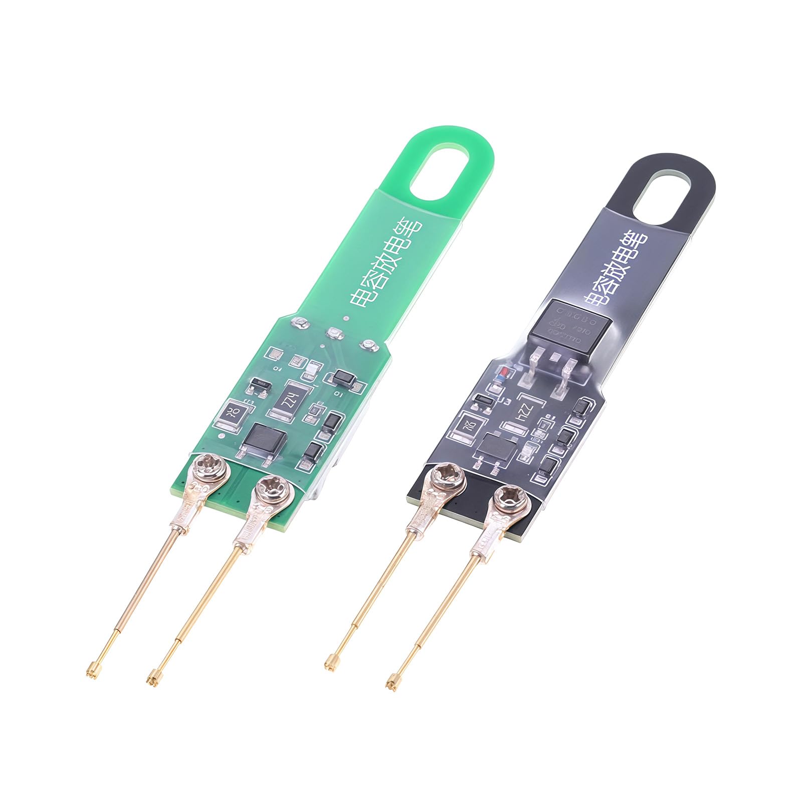 BWANGIAO Pack Of 2 High Voltages Capacitor Discharge Pen 1000UF And 5000UF For Safe Electronics Repair With Adjustable Probes