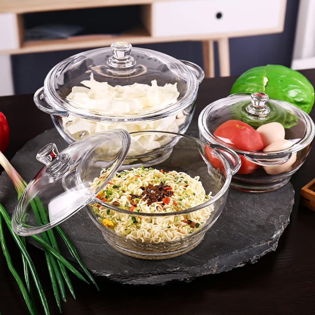GANAZONO Glastopf Mit Deckel Hitzebeständiger Borosilikat Glas Kochtopf Für Induktion Suppentopf Und Nudeltopf Mit Ergonomischen Griffen Ideal Zum Schmoren Kochen Von Suppe Gemüse Und Babynahrung Küche, Haushalt & Wohnen