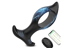 Premium Electric Shock Anal Plug Vibrator, APP/Remote Anal Sex Toys
