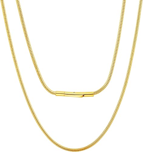 ChainsPro Collar de cuero trenzado impermeable para hombre, cadena de cuerda de cera, personalizable disponible, 20.118 in de ancho, con cierre a