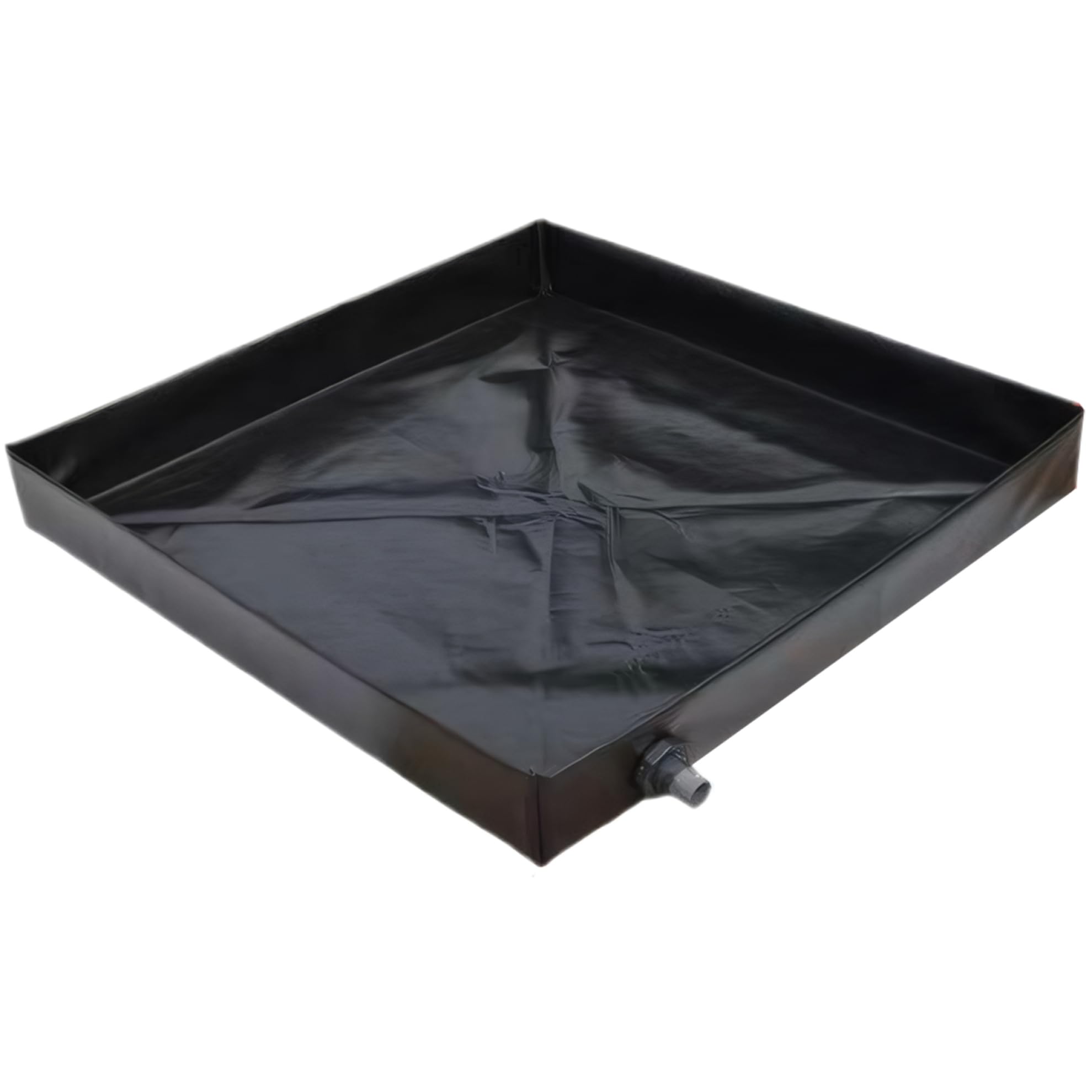 Tapis de douche de camping 41x41'' pliable avec bac étanche pour extérieur