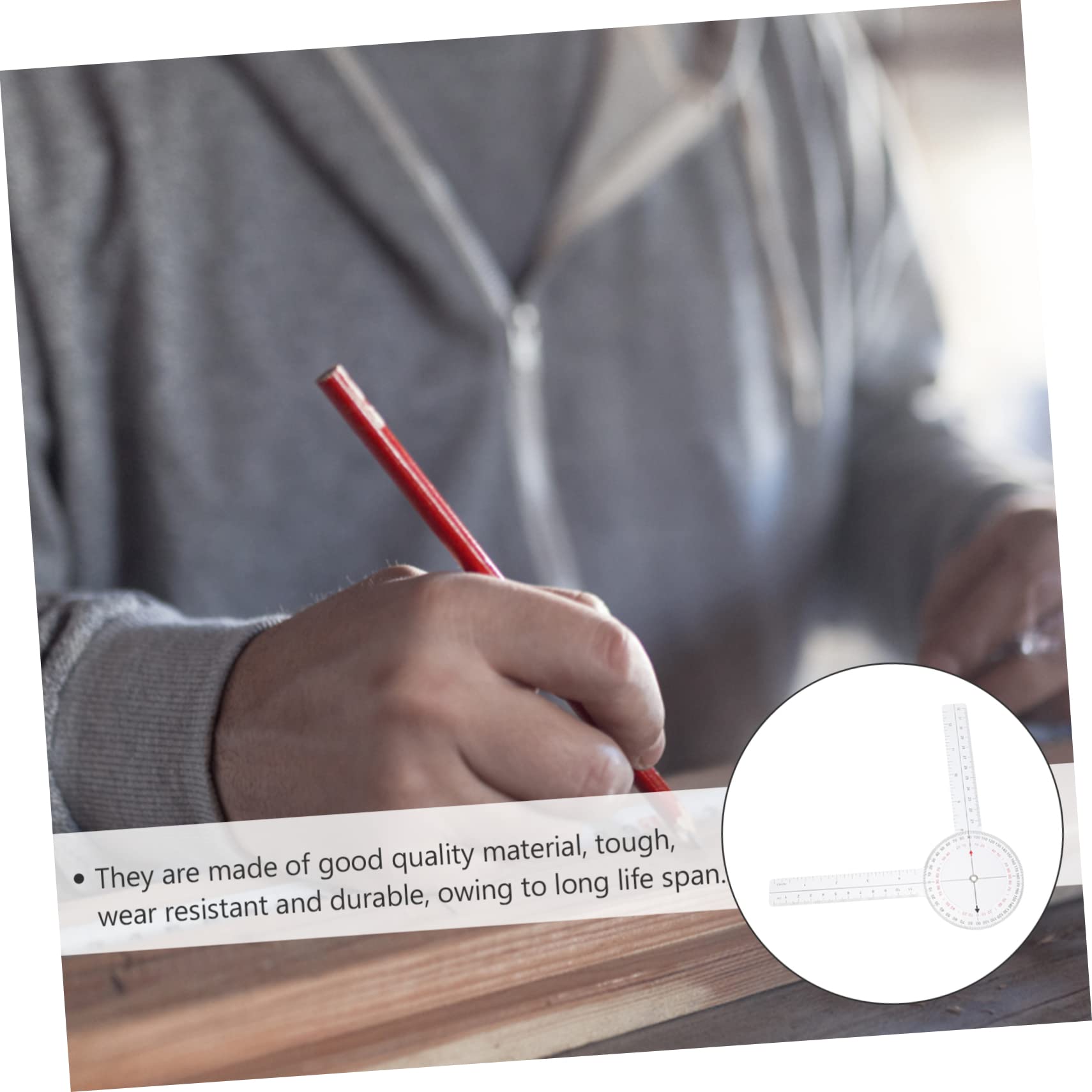 IWOWHERO Rotary Goniometer Angle Ruler 1pc Measuring Goniometer for Accurate Joint and Limb Measurement