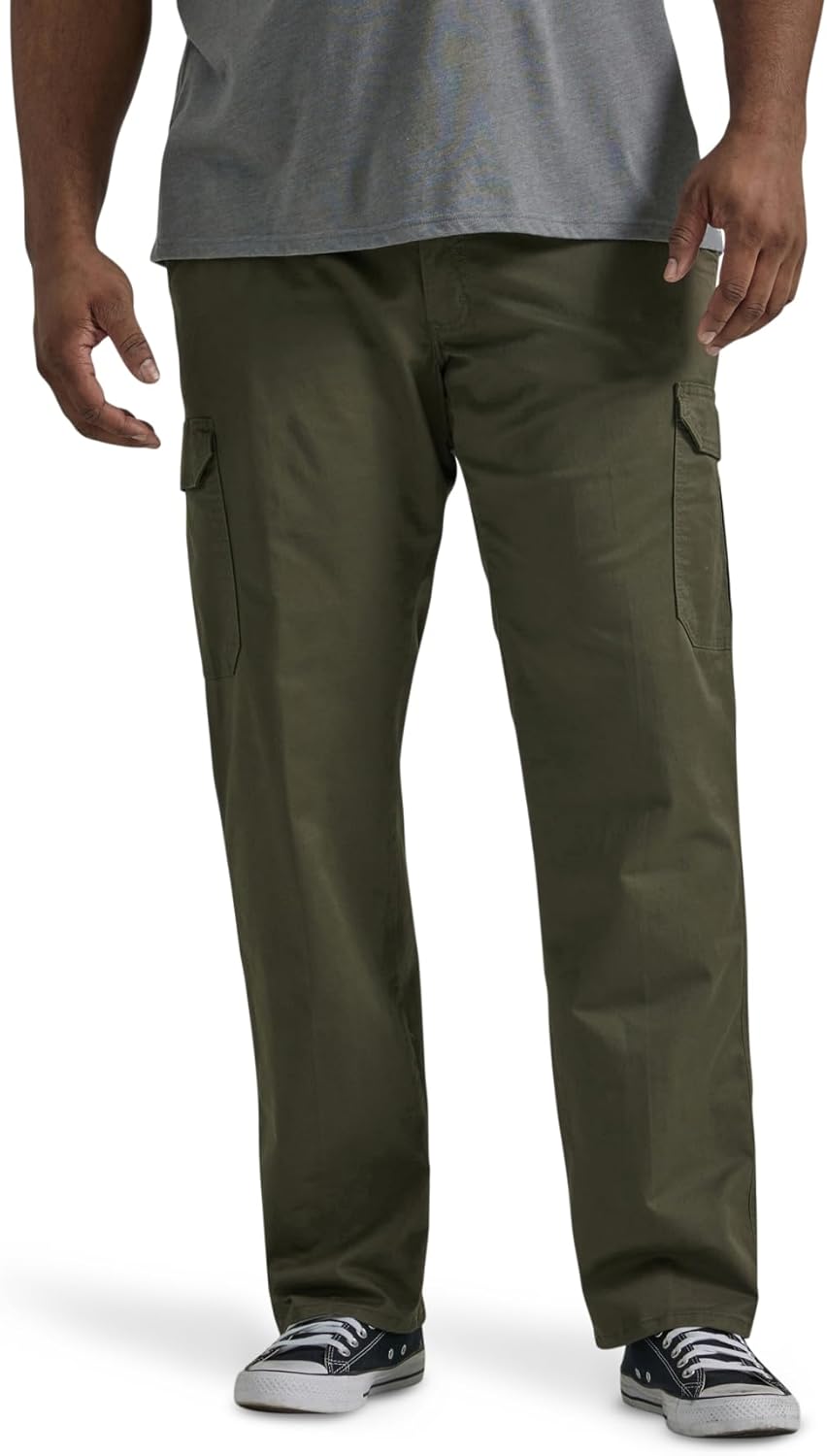 Lee Mens Big & Tall Extreme Motion Twill Cargo Pant Lee Mens Big & Tall Extreme Motion Twill Cargo Pant