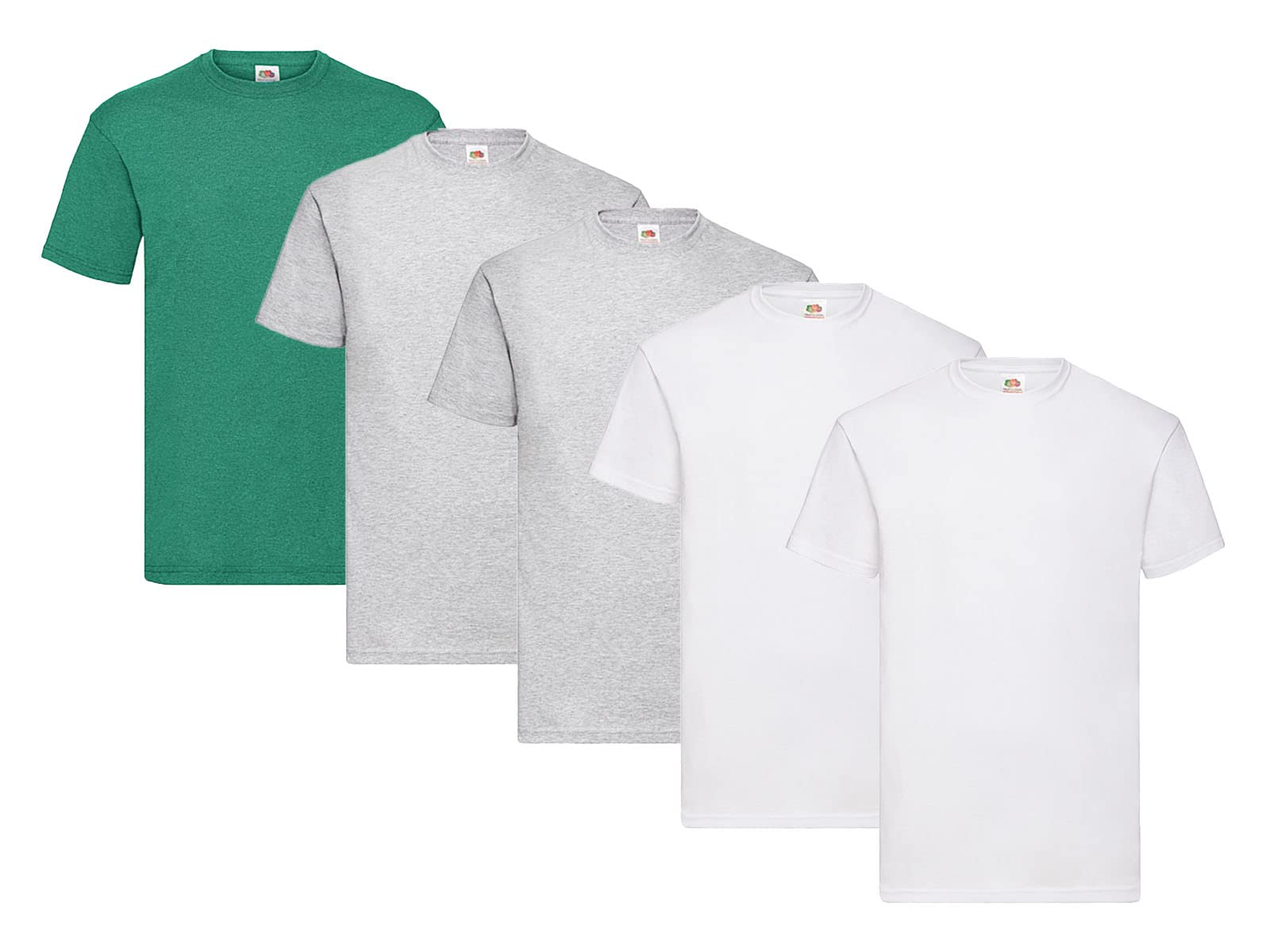 Fruit of the Loom Valueweight Men's T-Shirt, Pack of 5, 3XL
