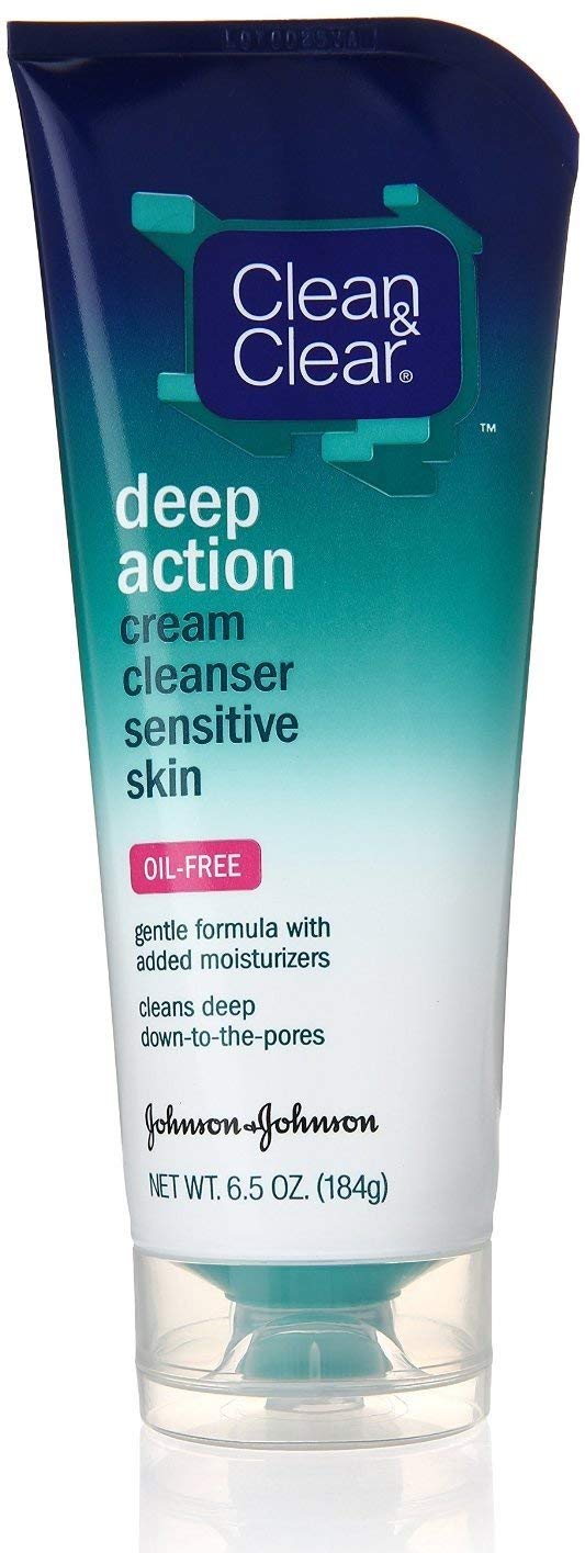 deep action cream cleanser sensitive skin