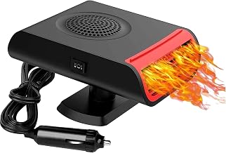 Showvigor 150W 12V Car Fan,Hot and Coole Portable Dual Mode Fan for Quick Defrosting and Demisting, 360° Adjustable, Cigarette Lighter Plug for All Cars and Trucks