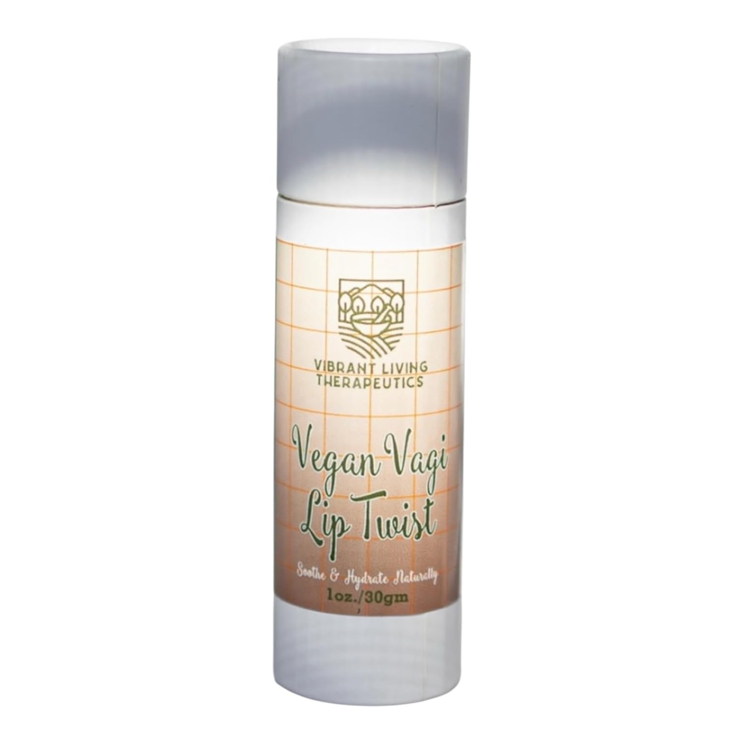 Vegan VagiLipTwist Menopause Balm by VLT| Hormone-Free, Beeswax-Free External Vaginal Moisturizer for Menopause Dryness| Plant-Based Intimate Balm| Eco-Friendly Paper Push-Up Tube|