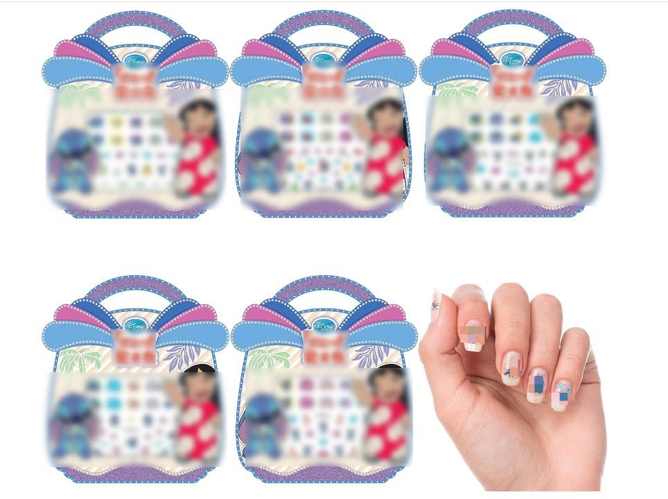 simyronNail Art Stickers simyron Cartoon Nail Stickers 5 Sheets Nail Stickers for Children Self-Adhesive 3D Cartoon Nail Stickers for Women, Children, Little Girls, Manicure, DIY or Nail Studio
