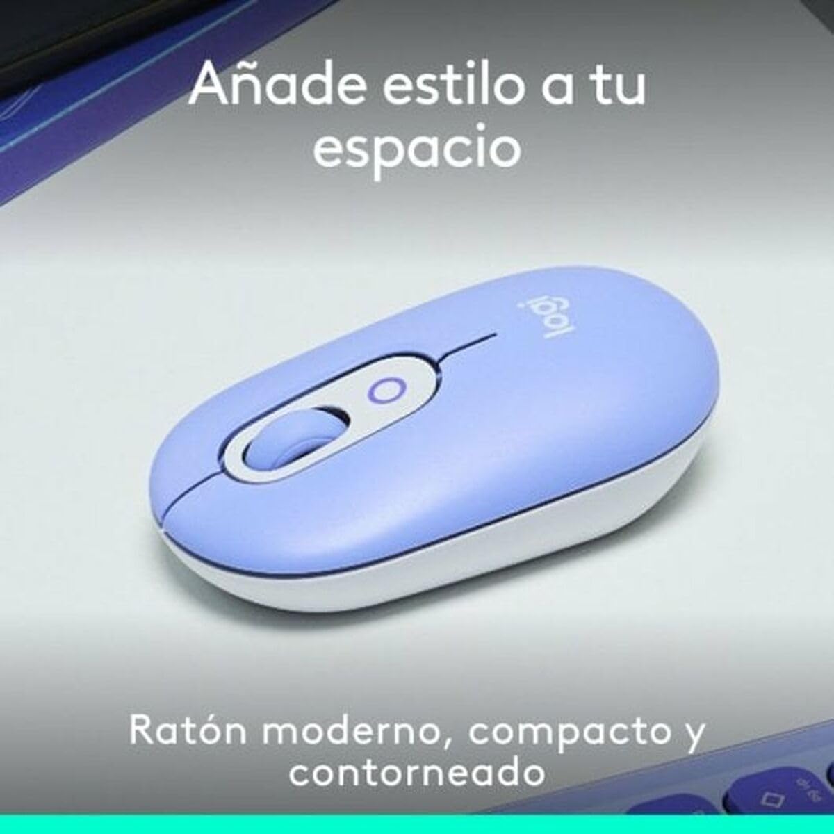 Logitech Pop Mouse Ratón Inalámbrico Compacto Con Función de Emojis Personalizables Grafito