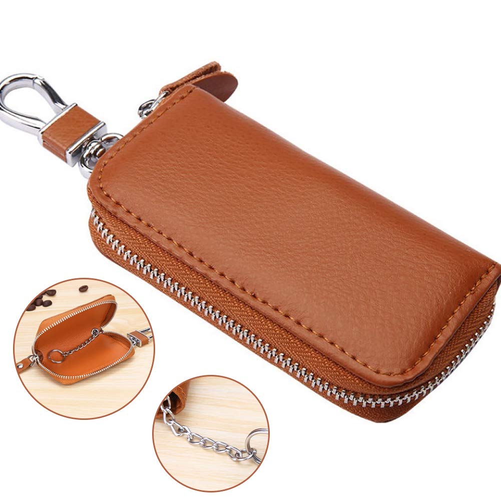 Accessorio Auto Pelle Portachiavi In Pelle Con 12 Ganci