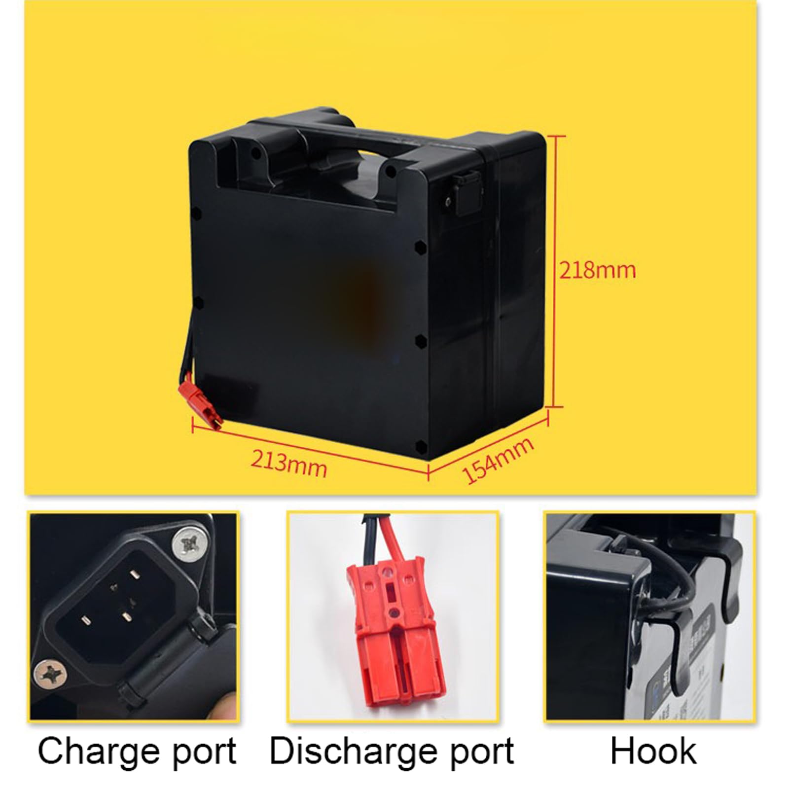 SSCYHT 24V 24Ah 30Ah 36Ah Electric Wheelchair Rear-Mounted Battery Portable Lead Acid Replacement Battery Rechargeable LiFePO4 Battery 24V Lithium Ion Battery Pack,24v24ah