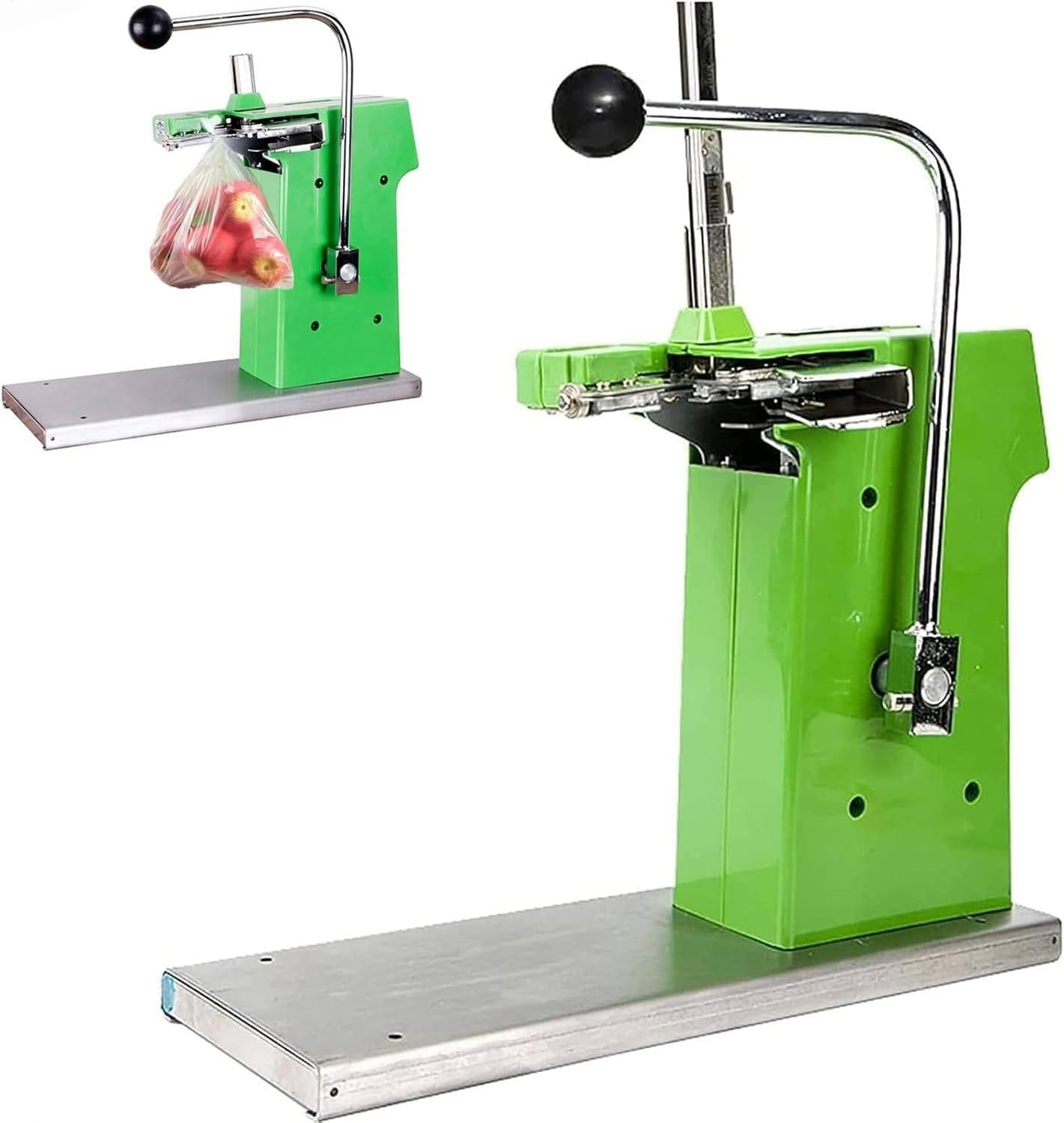 WYBYYDS Adjustable Manual Sausage Clipper Machine – Bag closer with staples Sausage Twine Tying & Sealing Tool, Heavy Duty Handheld Sausage Closer