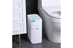 Bathroom Trash Can, Automatic Bagging Garbage Can