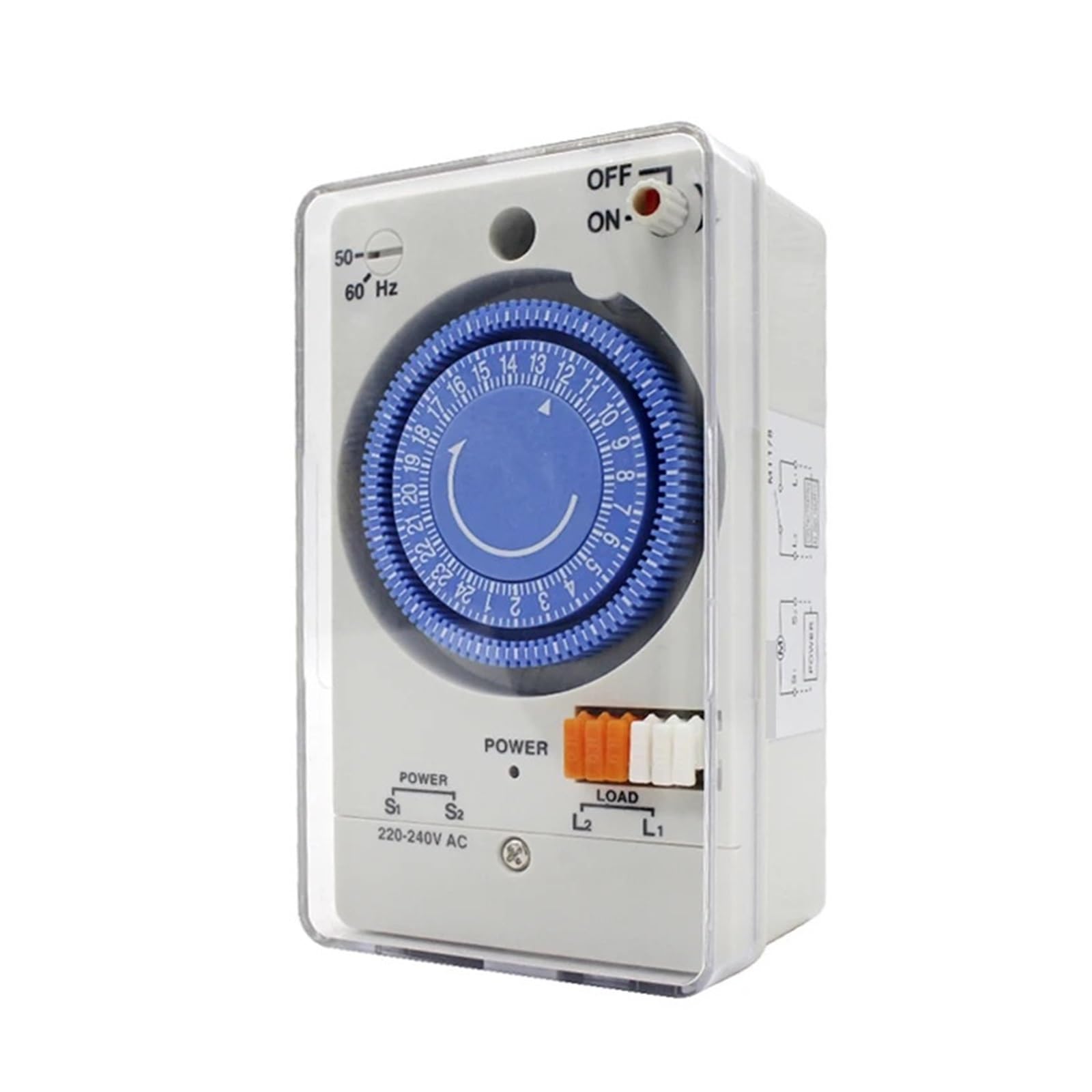 Temporizador mecánico eléctrico MT178 de 220 V a 240 V CA con dial analógico, Temporizador programable semanal de 24 Horas y 7 días