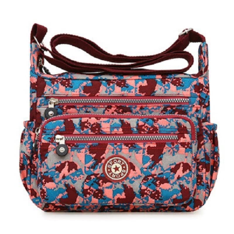 Image of Single shoulder Messenger Crossbody Bag Nylon Purse Satchel Travel Women Lady Fashion Top Handle