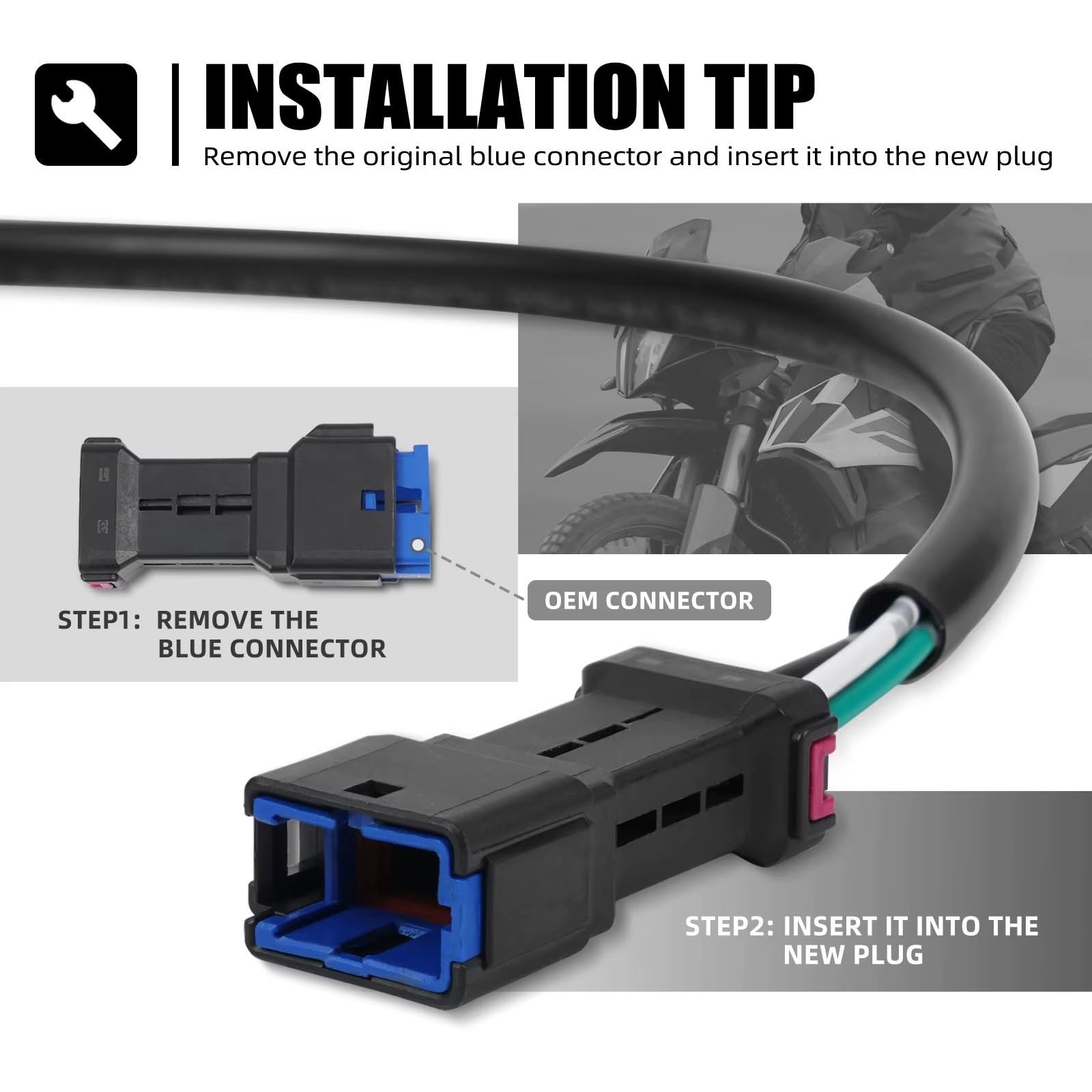 Motorrad Lenker Schalter Blinker Kompatibel Mit Gas Für Gas 2025 2024 Für EC300 Für EC250 EX Motorrad Blinker Schalter Modul Start Kill Stop Schalter(Style 1)