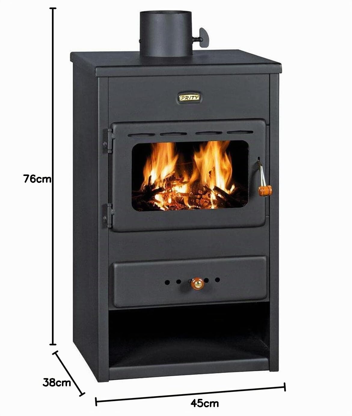Stufa a legna K1, 9kW