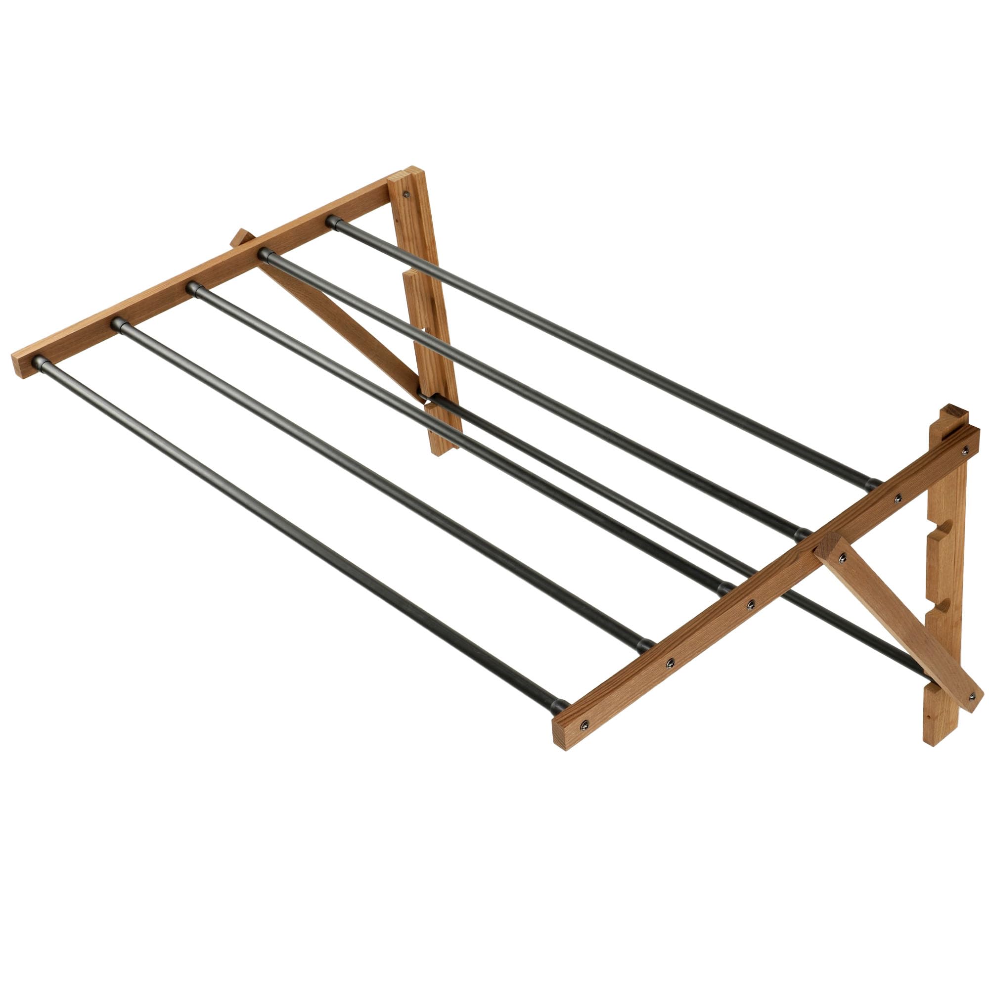 KADAX Séchoir Pliable, Entièrement assemblé, Séchoir debout extensible, Séchoir à linge à accordéon, Séchoir à linge à tour pliante (85 x 39,5 cm)