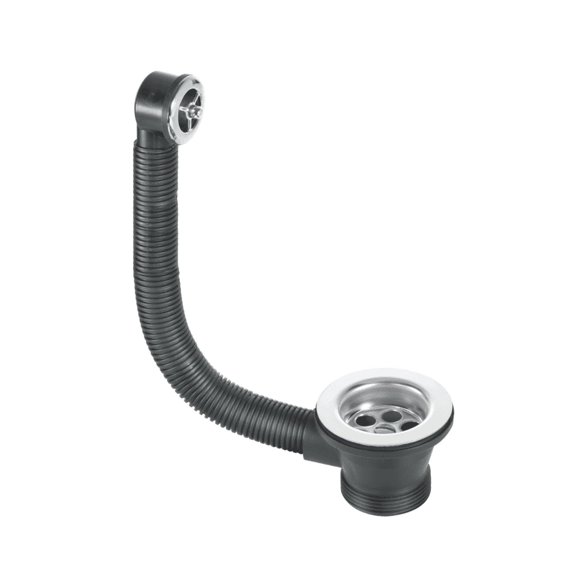 McAlpine 1 1/2? x 70mm Flange Sink Combined Waste and Overflow - CP Overflow Grid FSW2PC70