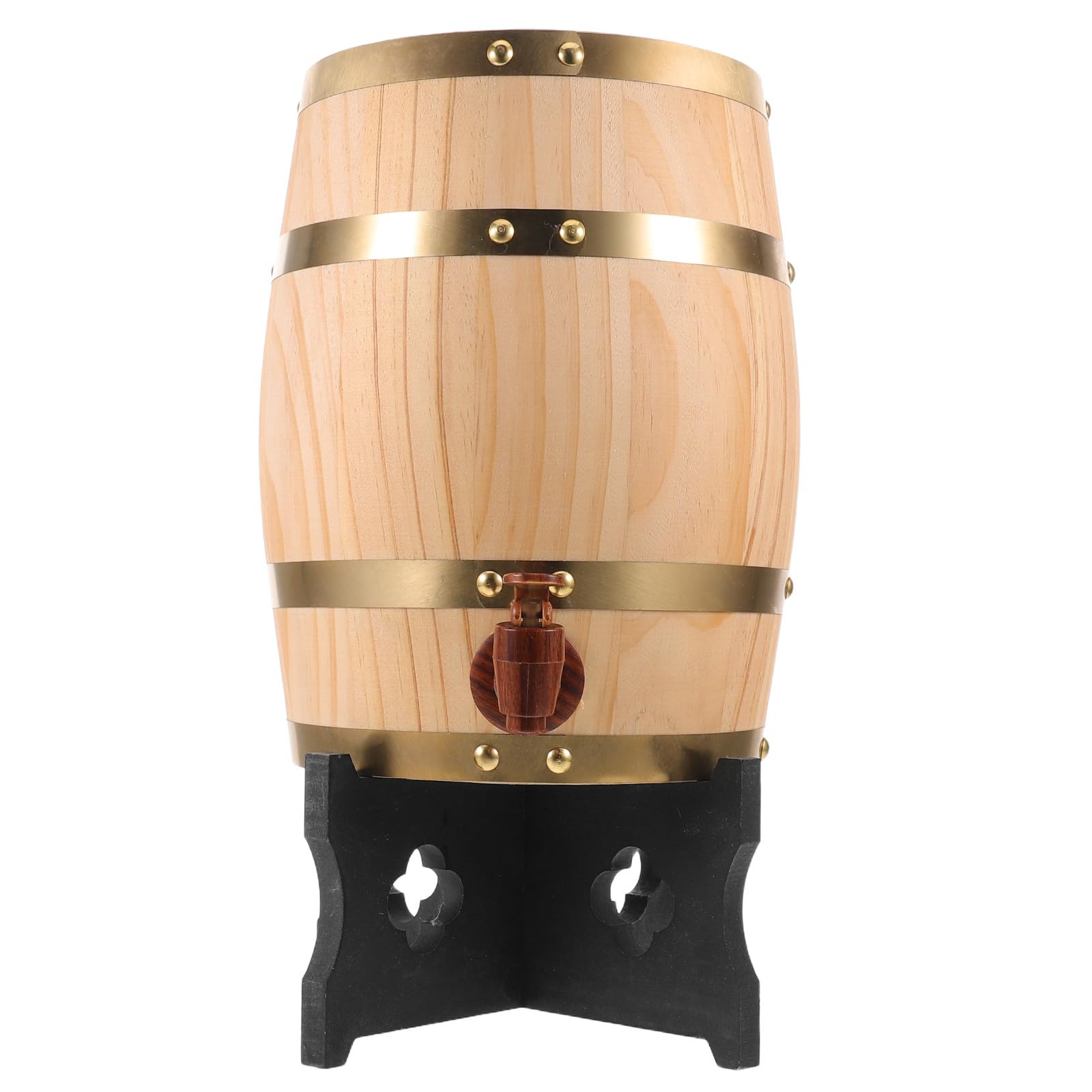 Barril de Whisky - Dispensador de Licor de Madera de Roble de 5 litros con Grifo - Barril de Jugo Vertical para Uso en restaurantes o en el hogar.