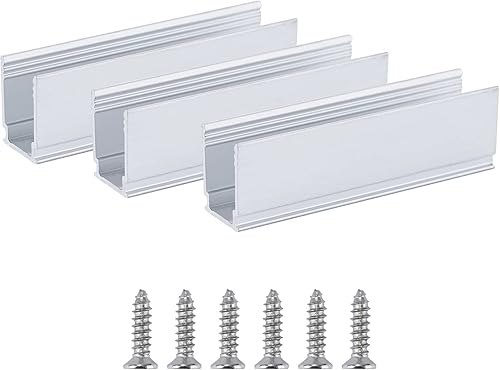 Shine Decor Productos del paquete de soportes de aluminio de los clips de montaje con el kit de luces de neón LED RGB de 20M65.6ft