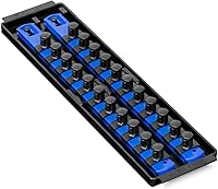 Vista 16 de Ernst Manufacturing, organizador de enchufes con rieles - Organizador de enchufes Socket Boss de 2 rieles de 1/2 pulgada con bloqueo giratorio, 13