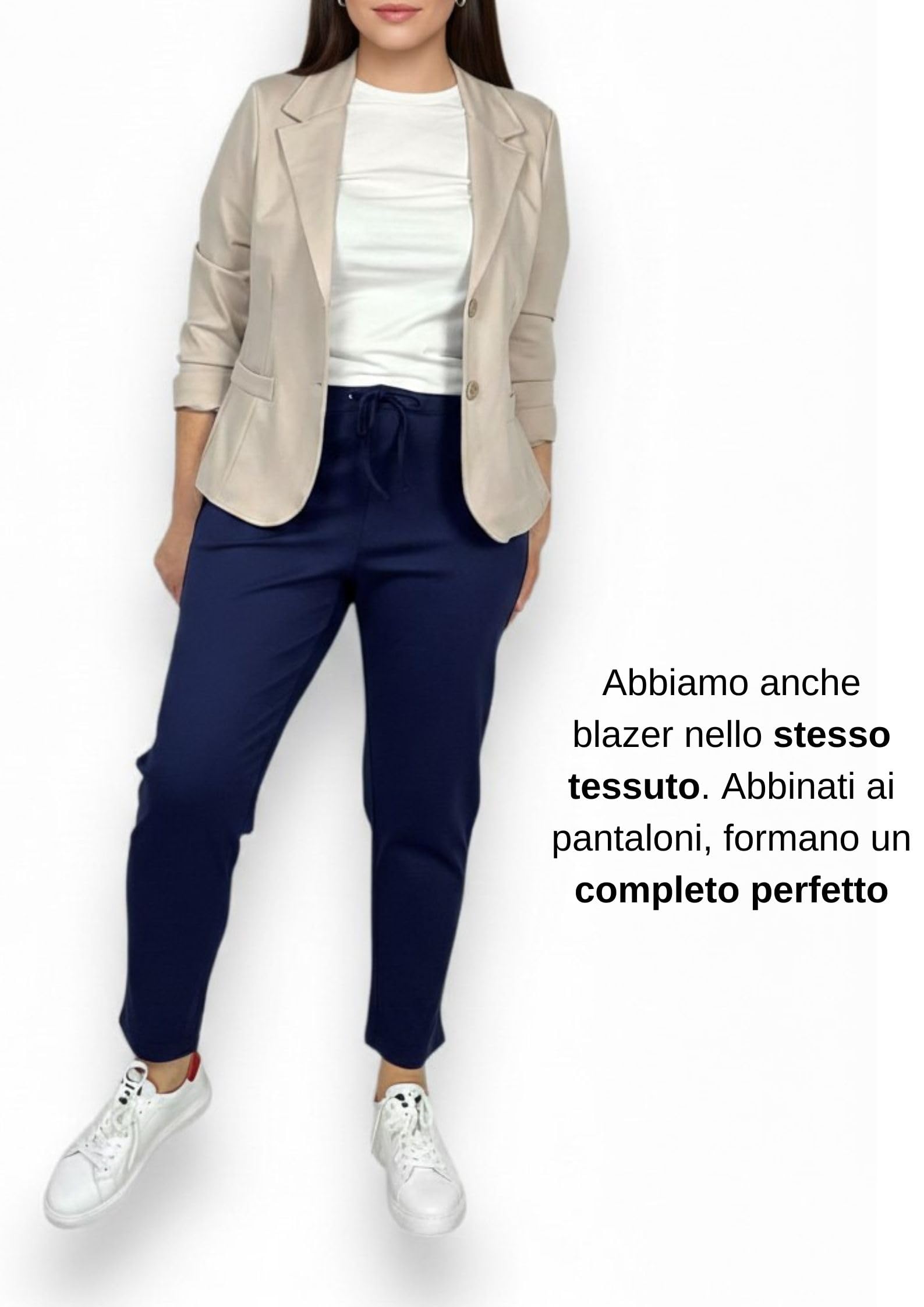 Chino Jogginghose Damen Elegant - Stretch Chinohose Sportlich