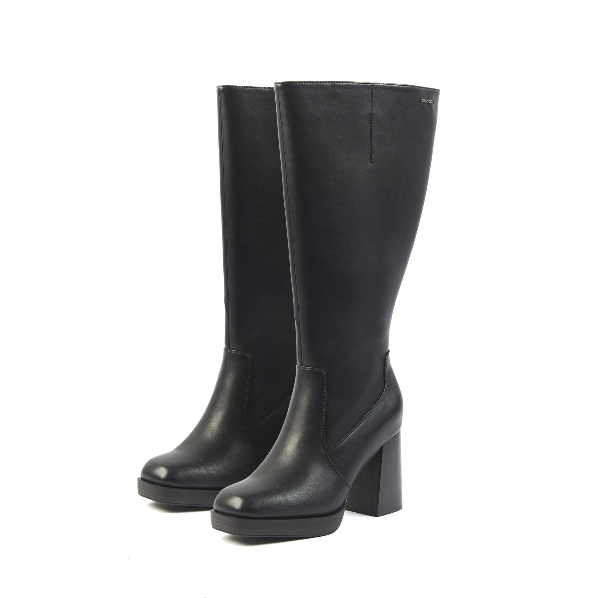 GABYLOU Stiefel mit breiten Waden 2XL - Modell Melissa, BlackBlack25, 41