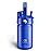 Kids Insualated Water Bottle with Straw - 12oz Stainless Steel Water Bottle with Dual Spouts, Leak-Proof, BPA-Free, Double Wall Vacuum Keeps Cold for 24 Hours for Sports, Travel, School (Royal Blue)