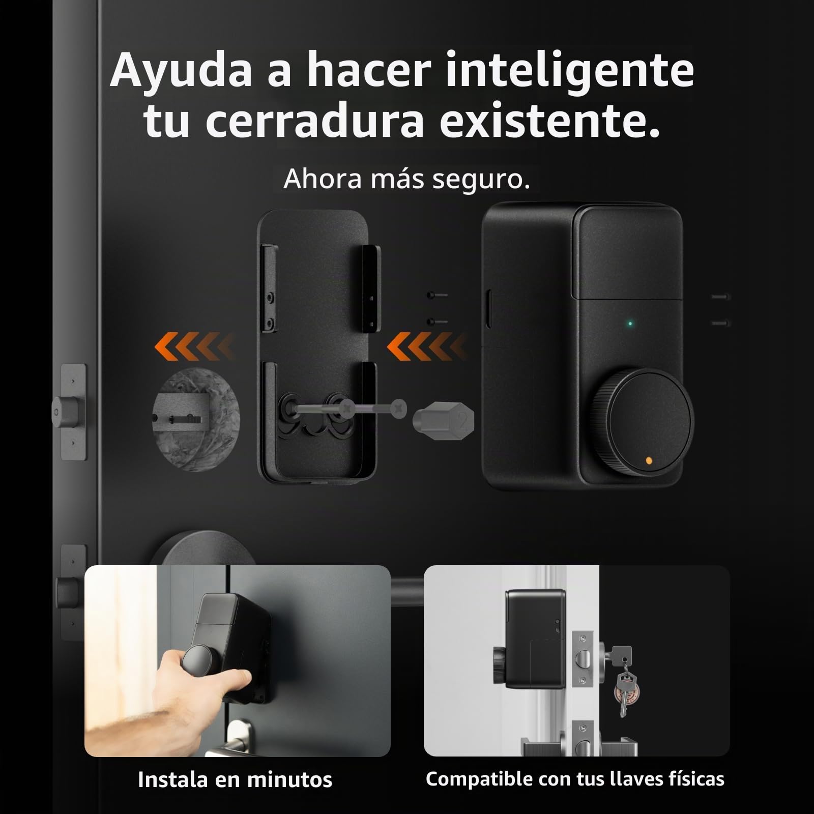 Amazon.com: SwitchBot WiFi Cerradura inteligente Pro con teclado