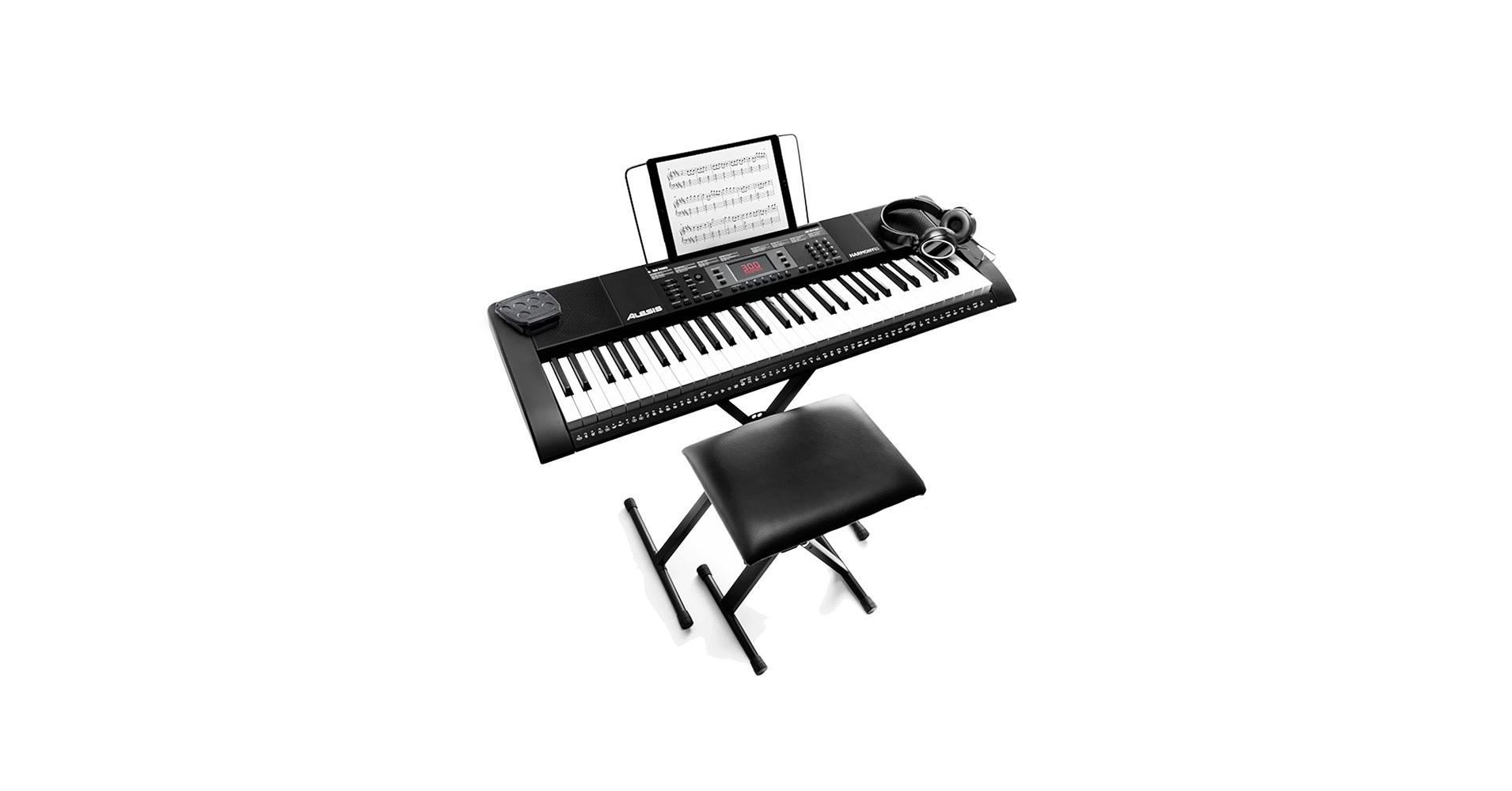 ALESIS HARMONY61 キーボードセット Alesis Harmony 61 MKII 61-Key Portable Arranger Keyboard