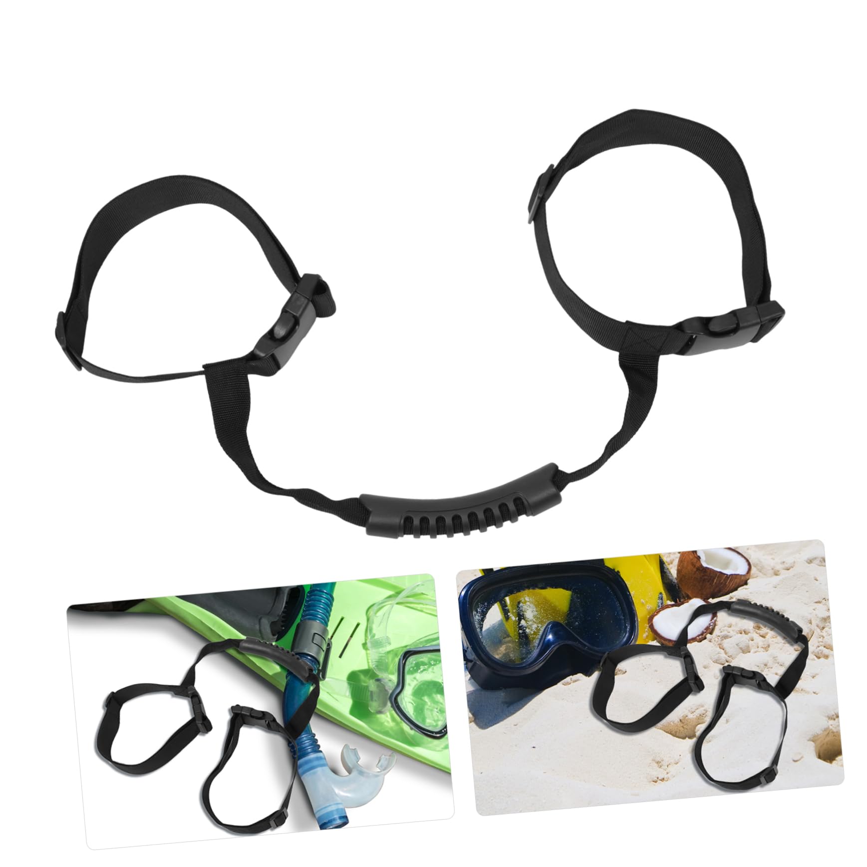 FOYTOKI Diving Tank Band Scuba Tank Strap Wear-Resistant Elastic Simple Reliable for Long Use