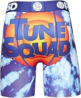 Vista 4 de PSD Men's Space Jam Print Boxer Briefs - 7 Inch Inseam Breathable, Supportive Men's Underwear with Moisture-Wicking Fabric