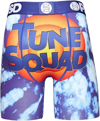Miniatura 4 de PSD Men's Space Jam Print Boxer Briefs - 7 Inch Inseam Breathable, Supportive Men's Underwear with Moisture-Wicking Fabric