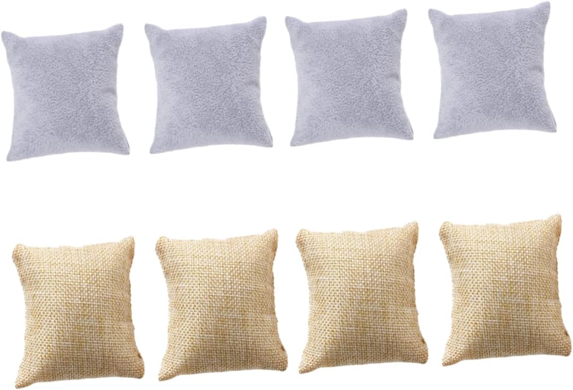 8pcs Small Watch Pillows for Bracelets Display and Storage
